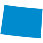 Outline of the state of Colorado