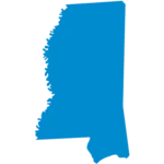 Outline of the state of Mississippi