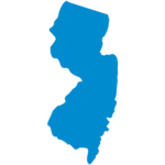 Outline of the state of New Jersey