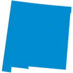Outline of the state of New Mexico