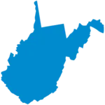 Outline of the state of West Virginia