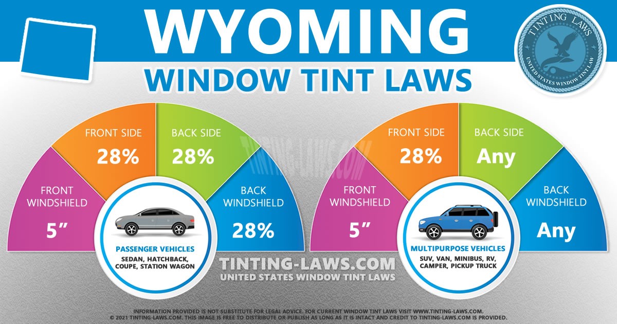 Wyoming Tint Laws - 2022 Updated - Car Tinting Laws